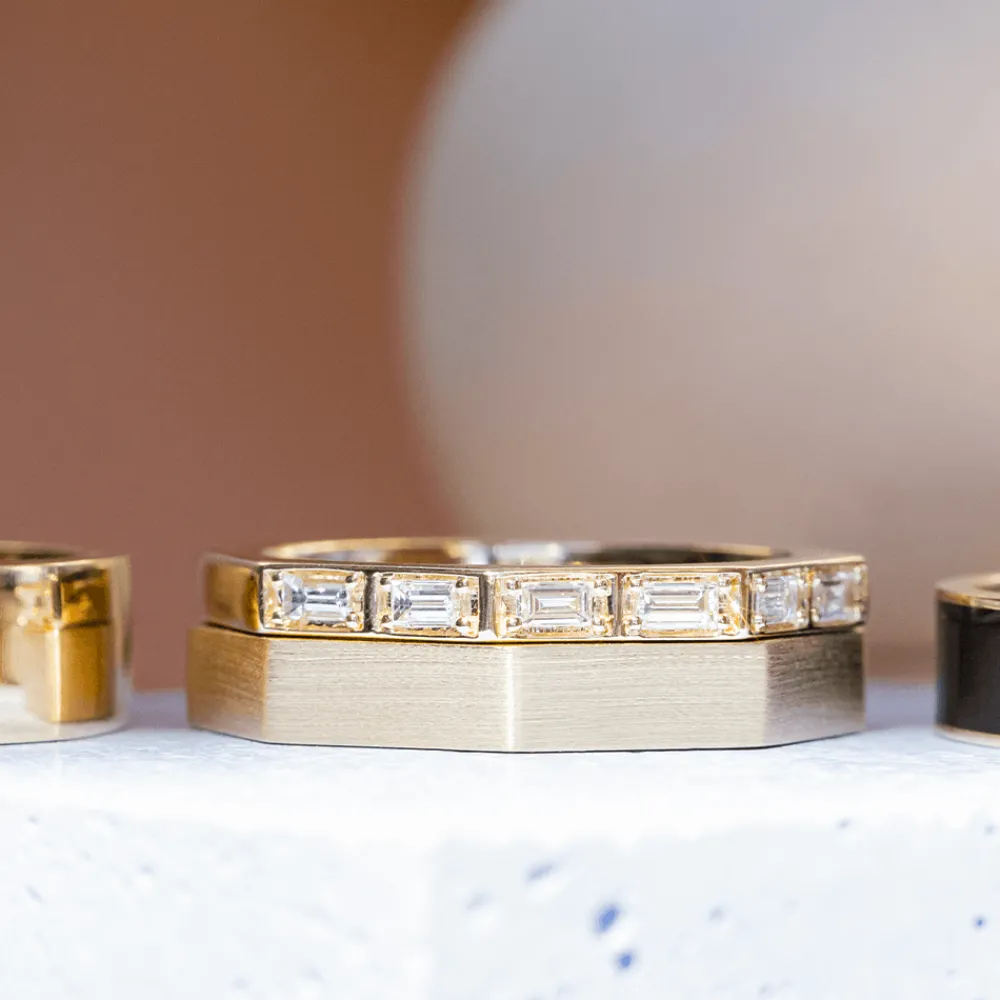 Marrow Fine Anniversary Gifts | Men's Bands^White Diamond Ames Men's Band