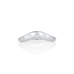 Marrow Fine Anniversary Gifts | Wedding Bands^White Diamond Bombé Band