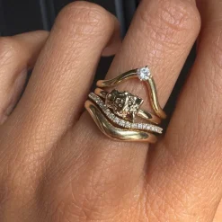 Marrow Fine Under | Under^White Diamond Cheetah Ring
