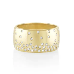 Marrow Fine Sammi's Favorites | Wedding Bands^White Diamond Cigar Band | Waterfall Diamond Band