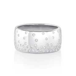 Marrow Fine Sammi's Favorites | Wedding Bands^White Diamond Cigar Band | Waterfall Diamond Band