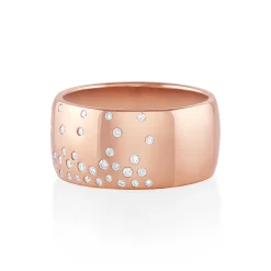Marrow Fine Sammi's Favorites | Wedding Bands^White Diamond Cigar Band | Waterfall Diamond Band