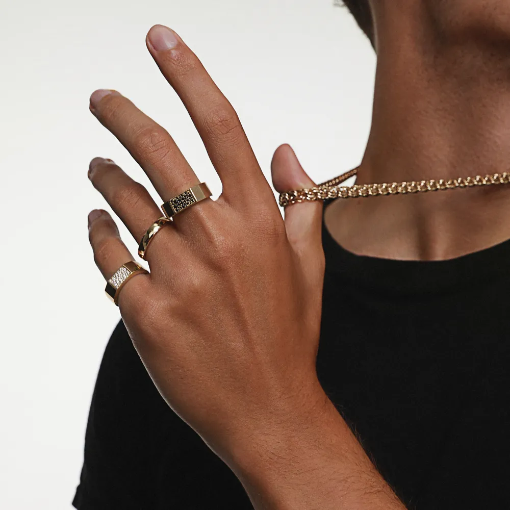Marrow Fine Men's Bands | Wedding Bands^White Diamond Colson Band