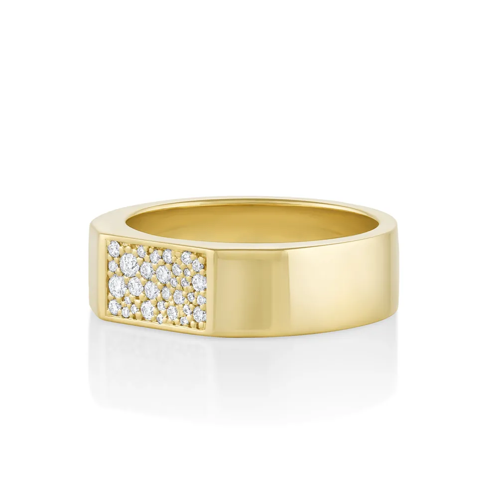 Marrow Fine Men's Bands | Wedding Bands^White Diamond Colson Band