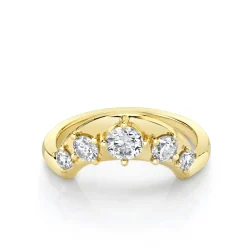 Marrow Fine Sammi's Favorites | Wedding Bands^White Diamond Crescendo Stacking Band
