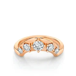 Marrow Fine Sammi's Favorites | Wedding Bands^White Diamond Crescendo Stacking Band