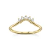 Marrow Fine Sammi's Favorites | Wedding Bands^White Diamond Crown Ring | Small Diamond Headdress for Engagement Ring