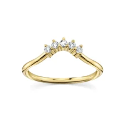 Marrow Fine Sammi's Favorites | Wedding Bands^White Diamond Crown Ring | Small Diamond Headdress for Engagement Ring