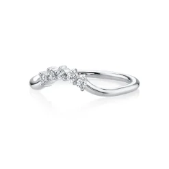 Marrow Fine Sammi's Favorites | Wedding Bands^White Diamond Crown Ring | Small Diamond Headdress for Engagement Ring