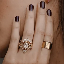 Marrow Fine Sammi's Favorites | Wedding Bands^White Diamond Headdress Jacket - Alternative Bridal Stacks