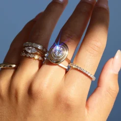 Marrow Fine For The New Mom | Anniversary Gifts^White Diamond Laurel Band