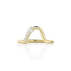 Marrow Fine For The New Mom | Anniversary Gifts^White Diamond Mini Lucy Wave Band