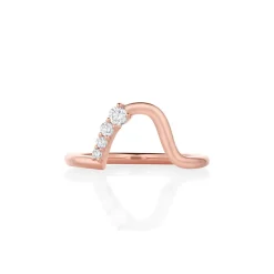 Marrow Fine For The New Mom | Anniversary Gifts^White Diamond Mini Lucy Wave Band