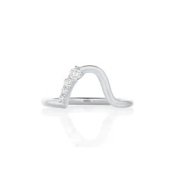 Marrow Fine For The New Mom | Anniversary Gifts^White Diamond Mini Lucy Wave Band