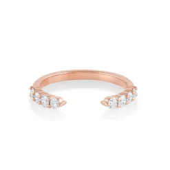 Marrow Fine Wedding Bands | Rings^White Diamond Open Shank Band | Cosmic Light