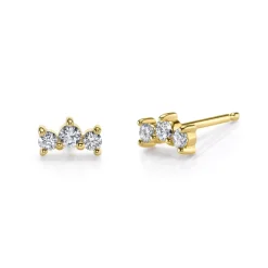 Marrow Fine Most Gifted | Graduation Gifts^White Diamond Orion Studs | Unique White Diamond Stud Earrings