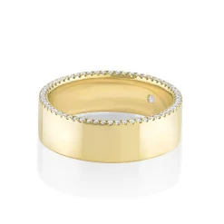 Marrow Fine Men's Bands | Wedding Bands^White Diamond Parker Band - 6mm