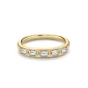 Marrow Fine Eternity Bands | Wedding Bands^White Diamond Step Cut Stacking Band