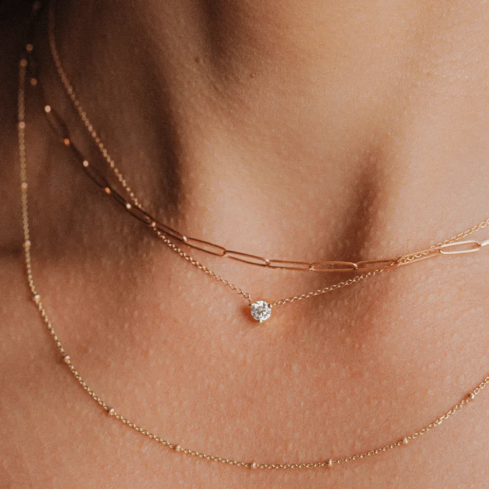 Marrow Fine Birthstone Collection | Most Gifted^White Diamond Sweet Nothings Choker