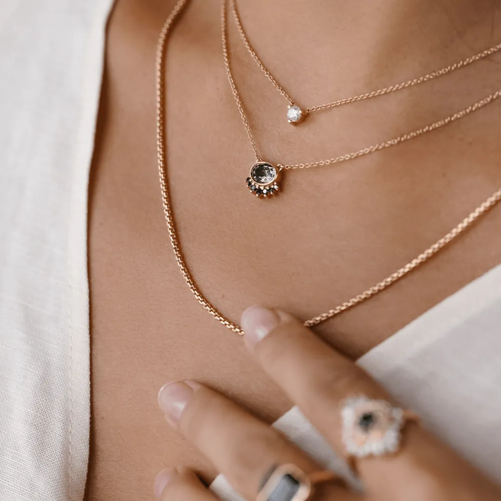 Marrow Fine Birthstone Collection | Most Gifted^White Diamond Sweet Nothings Choker