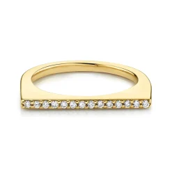 Marrow Fine Wedding Bands | Rings^White Diamond Thin Edge Ring