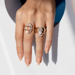Marrow Fine Wedding Bands | Rings^White Diamond Victoria Bezel Ballerina Band