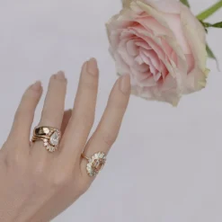 Marrow Fine Wedding Bands | Rings^White Diamond Victoria Bezel Ballerina Band