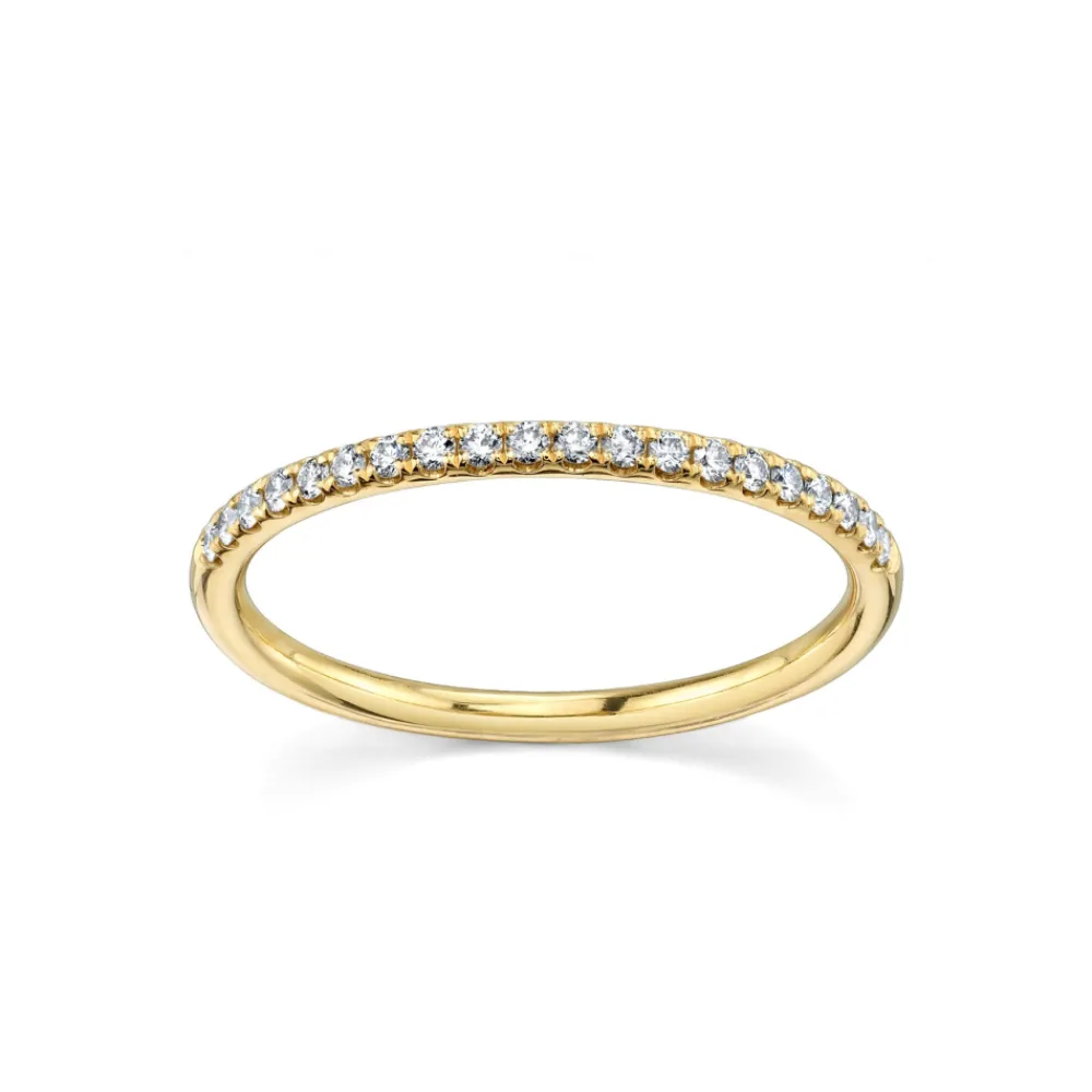 Marrow Fine Anniversary Gifts | Wedding Bands^White Diamond Whisper Half Eternity Band