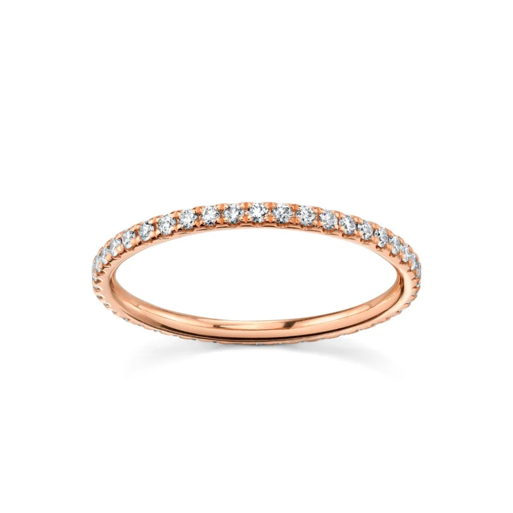 Marrow Fine Anniversary Gifts | Wedding Bands^White Diamond Whisper Half Eternity Band